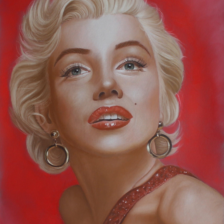 Portrettekening Marilyn Monroe