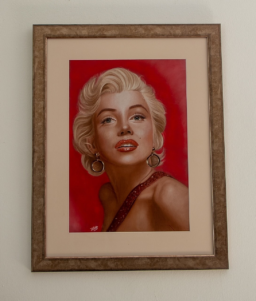 Portrettekening Marilyn Monroe